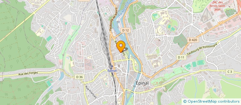 localisation de l'entreprise ASSOCIATION JUSTE UNE PARENTHESE  EPINAL