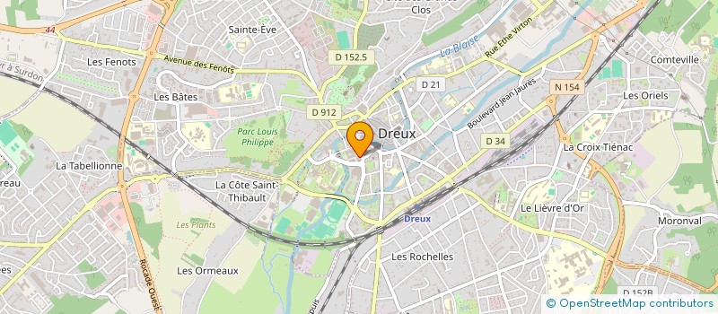 localisation de l'entreprise ASSOCIATION JUSTICE, INFORMATION ET REPARATION POUR LES HARKIS à DREUX