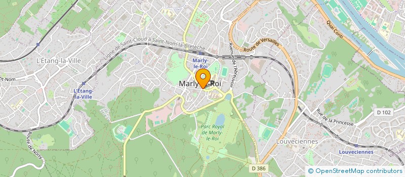 localisation de l'entreprise ASSOCIATION JUSTIN BOURRUS  MARLY-LE-ROI