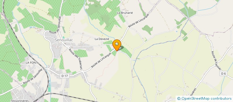 localisation de l'entreprise ASSOCIATION K BARRES (GROUPE)  CADALEN