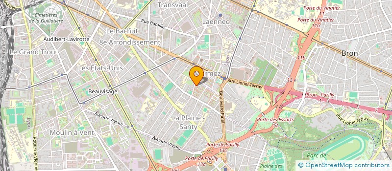 localisation de l'entreprise ASSOCIATION K-DANSE  LYON