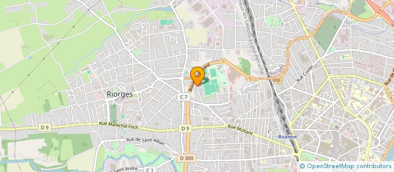 localisation de l'entreprise ASSOCIATION K'DANSER à RIORGES