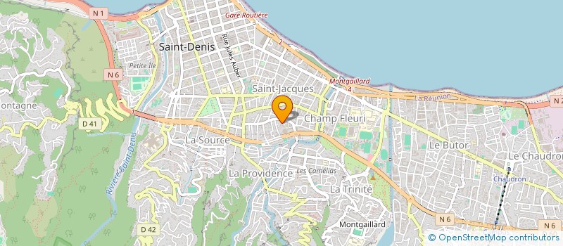 localisation de l'entreprise ASSOCIATION KADDY'S NORD à SAINT-DENIS