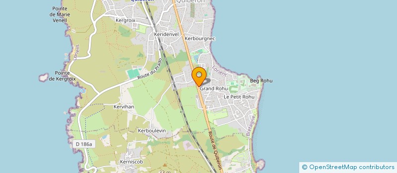 localisation de l'entreprise ASSOCIATION KADOUDAL DRUM & BUGLE CORPS  SAINT-PIERRE-QUIBERON