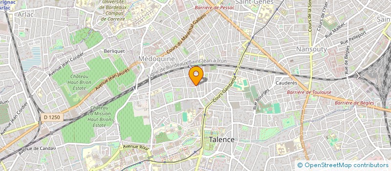 localisation de l'entreprise ASSOCIATION KAFETAL  TALENCE