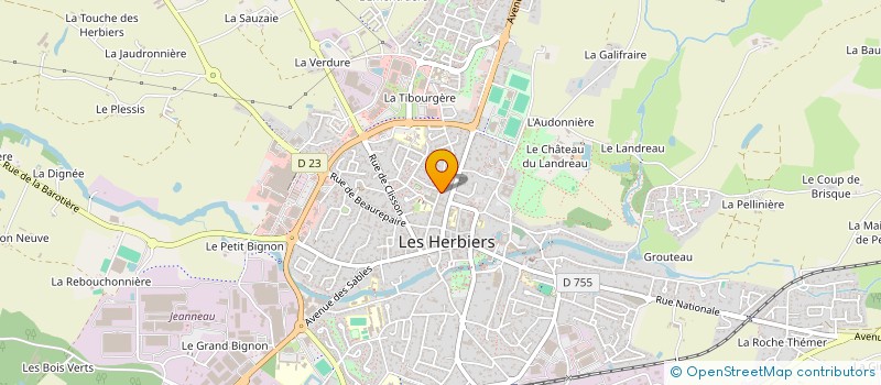 localisation de l'entreprise ASSOCIATION KAGYM  LES HERBIERS