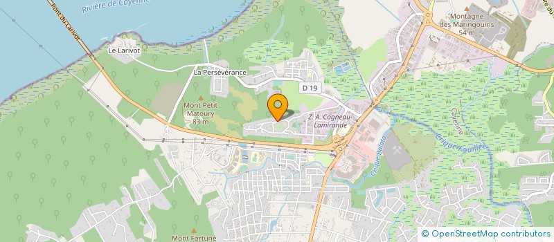 localisation de l'entreprise ASSOCIATION KALAWANG, CULTURES ET TRADITIONS DE GUYANE  CAYENNE