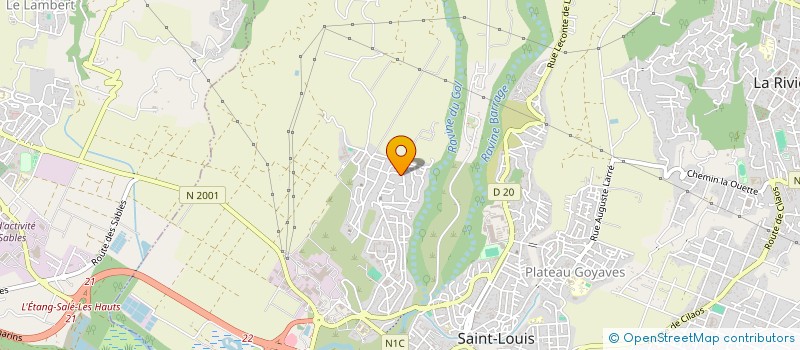 localisation de l'entreprise ASSOCIATION KALBA  SAINT-LOUIS