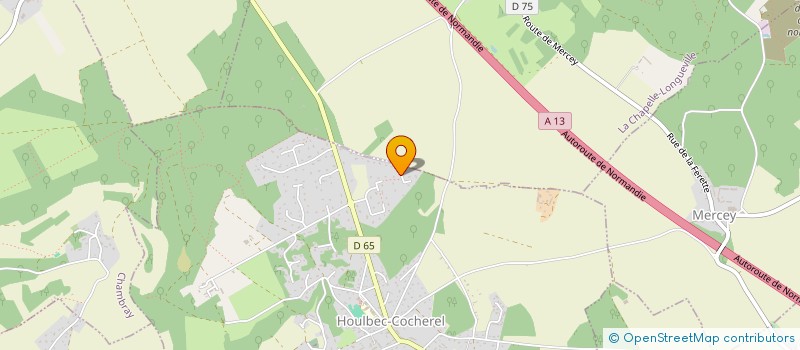 localisation de l'entreprise ASSOCIATION KALEIDO MUSIC  HOULBEC-COCHEREL