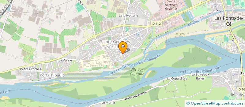 localisation de l'entreprise ASSOCIATION KALI-SILAT GEMMOIS  SAINTE-GEMMES-SUR-LOIRE