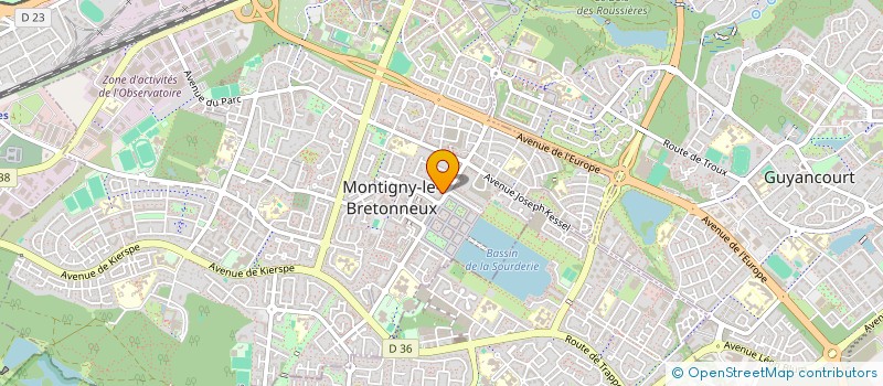 localisation de l'entreprise ASSOCIATION KALIT à MONTIGNY-LE-BRETONNEUX