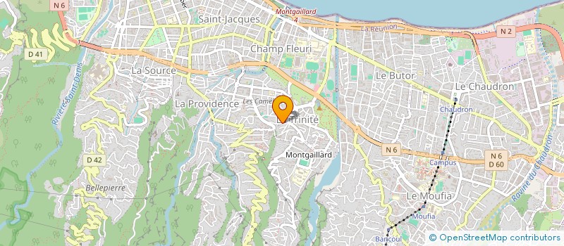 localisation de l'entreprise ASSOCIATION KAMELIAS VERS L'AVENIR à SAINT-DENIS