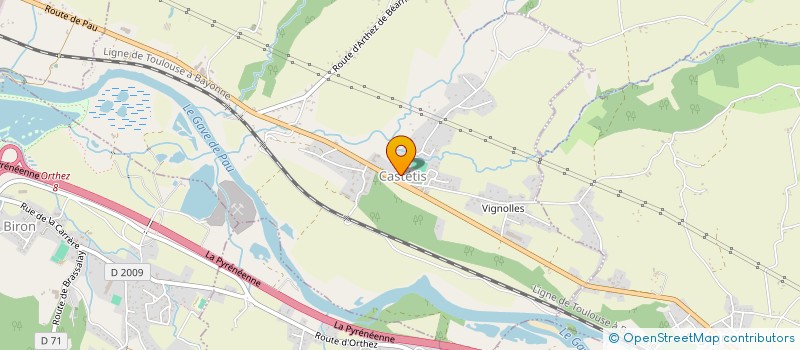 localisation de l'entreprise ASSOCIATION KANAKOLE  CASTETIS