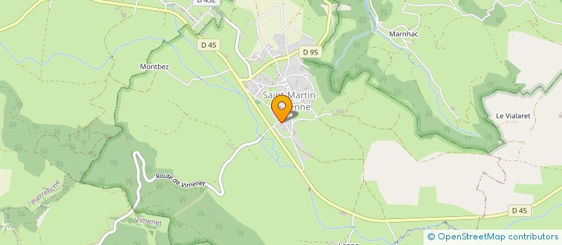 localisation de l'entreprise ASSOCIATION KAPUCINE SHOW  SAINT-MARTIN-DE-LENNE