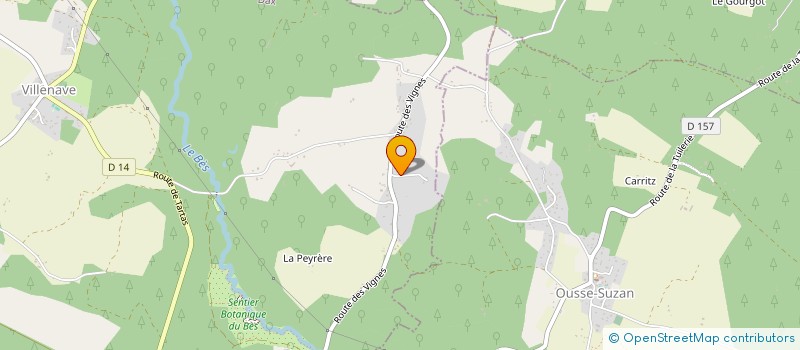 localisation de l'entreprise ASSOCIATION KARADOK  VILLENAVE