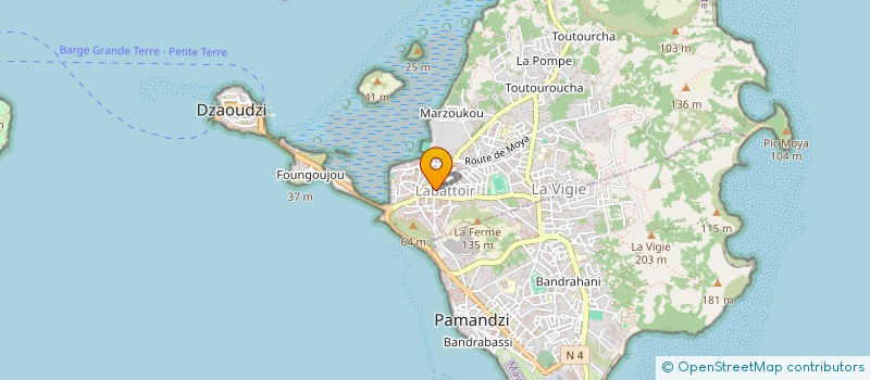 localisation de l'entreprise ASSOCIATION KARIDOUDJA DE BANDAMAJI DOMBA  PAMANDZI