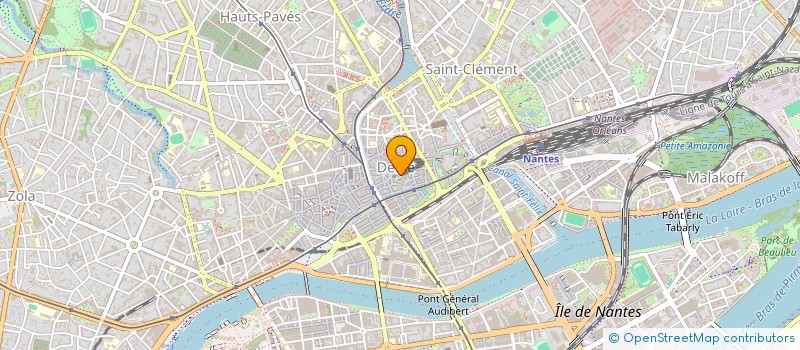 localisation de l'entreprise ASSOCIATION KATANG  NANTES