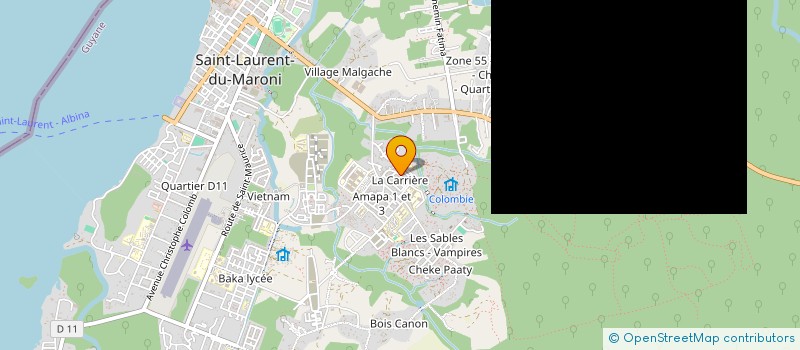 localisation de l'entreprise ASSOCIATION KATIANKAMA à SAINT-LAURENT-DU-MARONI
