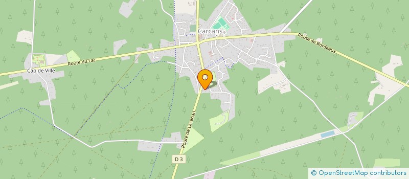 localisation de l'entreprise ASSOCIATION KDANSE  CARCANS