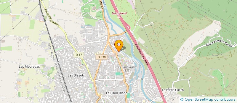 localisation de l'entreprise ASSOCIATION KDRES ET KRTONS  SALON-DE-PROVENCE