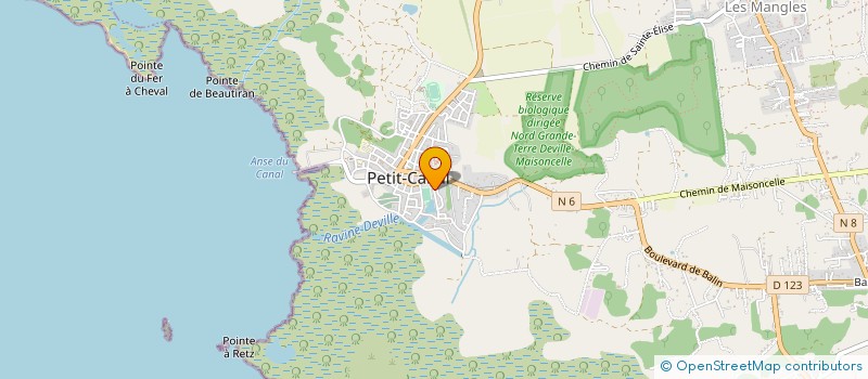 localisation de l'entreprise ASSOCIATION KENBERED à PETIT-CANAL