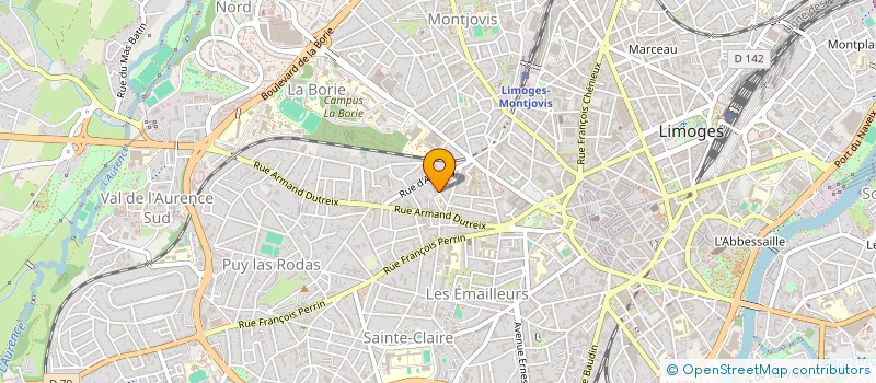 localisation de l'entreprise ASSOCIATION KENKO à LIMOGES