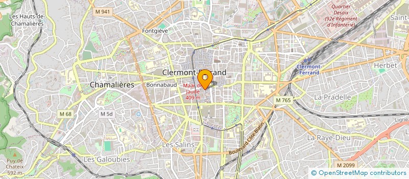 localisation de l'entreprise ASSOCIATION KENU DU PACIFIQUE  CLERMONT-FERRAND