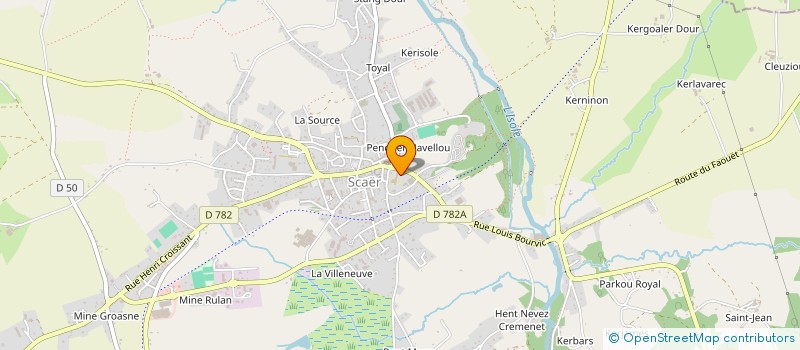 localisation de l'entreprise ASSOCIATION KER AN DERO  SCAER