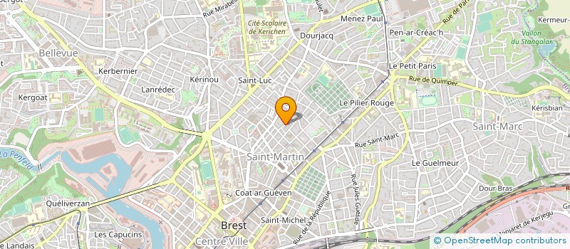 localisation de l'entreprise ASSOCIATION KER DIGOR à BREST