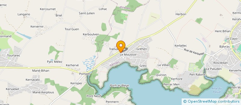 localisation de l'entreprise ASSOCIATION KEREN  ARRADON