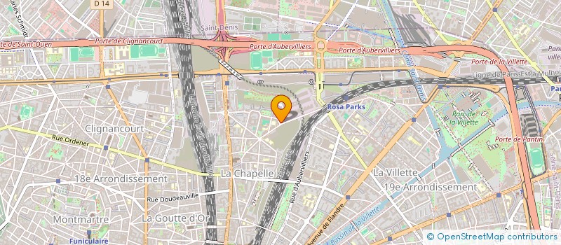 localisation de l'entreprise ASSOCIATION KEREN RACHBI - RABBI CHIMONE BAR YOHAI  PARIS