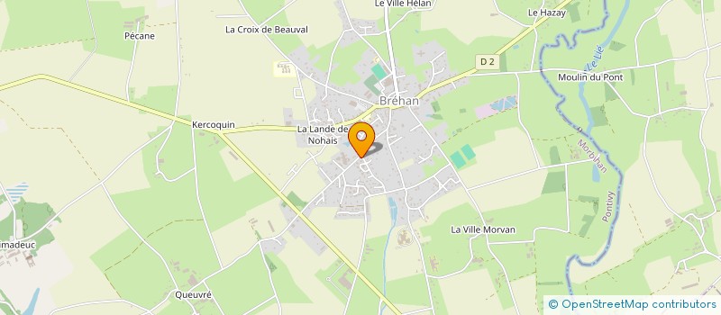 localisation de l'entreprise ASSOCIATION KERVIHAN à BREHAN