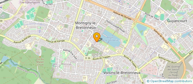 localisation de l'entreprise ASSOCIATION KEUR HUMANI-TERRE à VOISINS-LE-BRETONNEUX