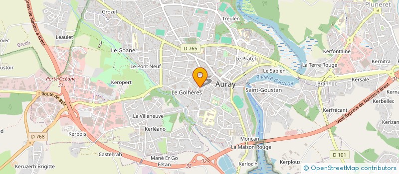 localisation de l'entreprise ASSOCIATION KEVRENN ALRE à AURAY