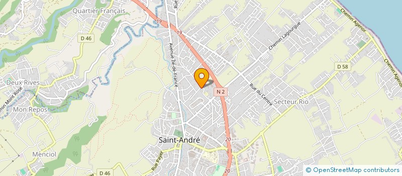 localisation de l'entreprise ASSOCIATION KHOJA SHIA ISNASHRI DE L'EST à SAINT-ANDRE