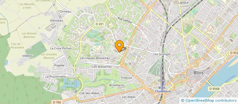 localisation de l'entreprise ASSOCIATION KI-BONGO  BLOIS