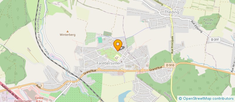 localisation de l'entreprise ASSOCIATION KICK 1 MUSCU  FAREBERSVILLER