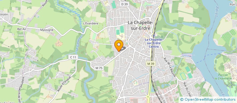 localisation de l'entreprise ASSOCIATION KIDS SCHOOL  LA CHAPELLE-SUR-ERDRE