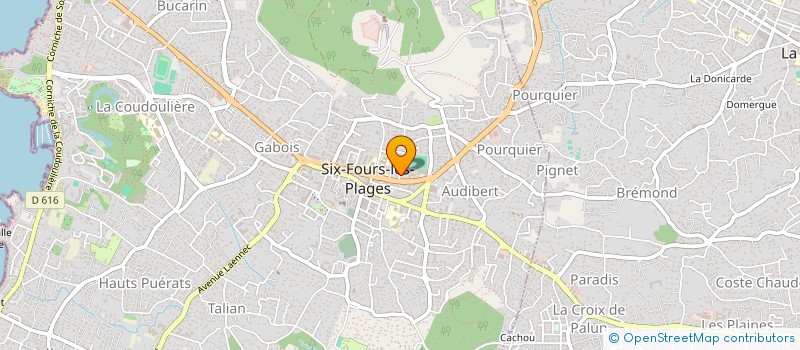 localisation de l'entreprise ASSOCIATION KIFKIFBOURRICOTE à SIX-FOURS-LES-PLAGES