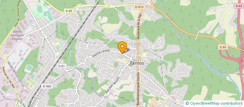 localisation de l'entreprise ASSOCIATION KIKAKU  TARNOS