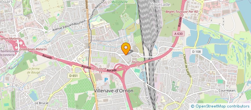 localisation de l'entreprise ASSOCIATION KINOR DAVID  VILLENAVE-D'ORNON