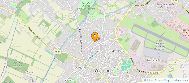 localisation de l'entreprise ASSOCIATION  KIOSKAMUSIK  CUGNAUX