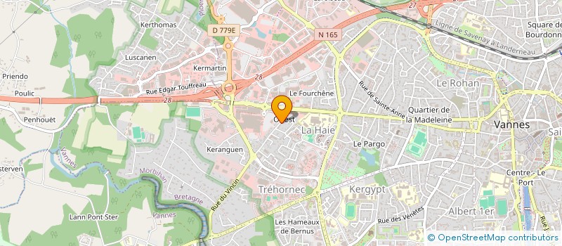 localisation de l'entreprise ASSOCIATION KITCHEN RIDER à VANNES