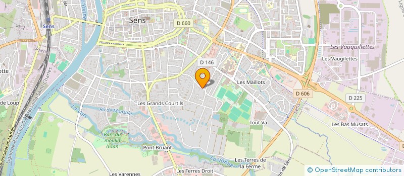 localisation de l'entreprise ASSOCIATION KITT AND CATS à SENS