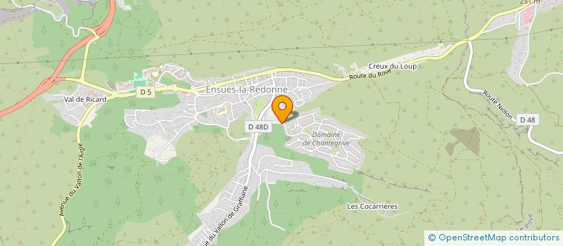 localisation de l'entreprise ASSOCIATION KITTEN CAT'S ENSUES-LA-REDONNE  ENSUES-LA-REDONNE