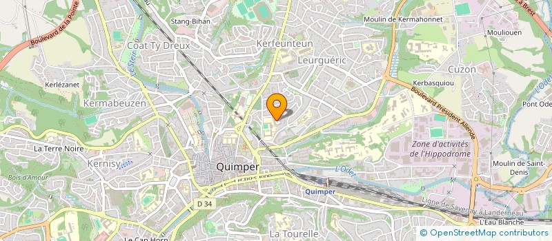 localisation de l'entreprise ASSOCIATION KIVIZO à QUIMPER