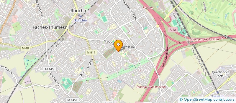 localisation de l'entreprise ASSOCIATION KIZOMBA GROOVE BLACK MUSIC  RONCHIN