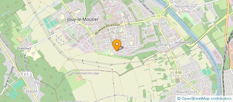 localisation de l'entreprise ASSOCIATION KLA à JOUY-LE-MOUTIER