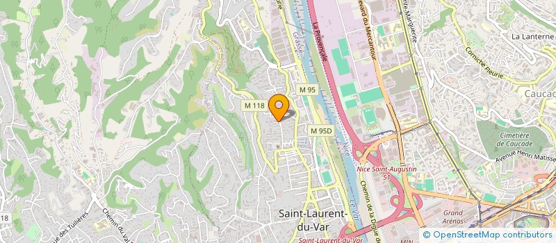 localisation de l'entreprise ASSOCIATION KMCS à SAINT-LAURENT-DU-VAR