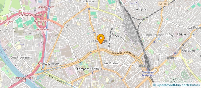 localisation de l'entreprise ASSOCIATION KMK GRAPHIX à TOULOUSE
